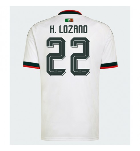 Mexiko Hirving Lozano #22 Venkovní Dres MS 2026 Krátký Rukáv Mexiko Hirving Lozano #22 Venkovní Dres MS 2026 Krátký Rukáv